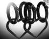 ! heart earrings
