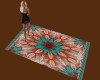 Lime Red Pink Rug