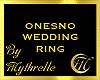 ONESNO WEDDING RING