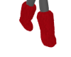 Red Furry Boots