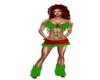 Green Red Bunny full fit