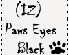 (IZ) Paws Black