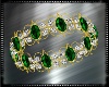Emerald Diam Bracelet L