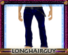 LHG blue skinny leather