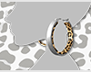N| Leopard Silv Earrings