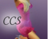 (CCS) Pink Silk Dress