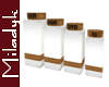 MLK Wood Top Cannisters