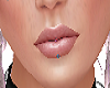 Fire opal lip piercing