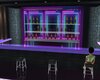 small 80s style neon bar