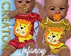 DEV. Twin Babies w/paci