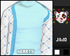 .J Blue Heart Sweater