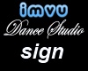 dance studio sign