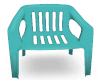 e_plastic chair.teal