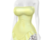 AS Ruffle yellow Dress
