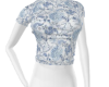 *B* Blue Floral Tee 2