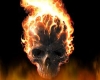 Fire Skull Loveseat