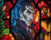 Dracula Stained Glass