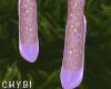 C~Purple Angel Heels