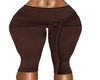 Cocoa drape capri