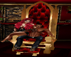 Throne Red Gold 2 pose
