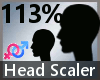 Head Scaler 113% M A