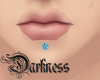 Labret Piercing Blue