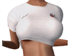 [S] White Crop Top