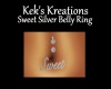 Sweet Silver Belly Ring