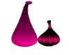 *sd* deco pink vases