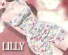 kawaii flora gown