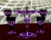~(R) Purple Club Table