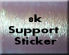 8k Support Sticker