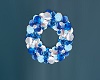 |PE|A-Multi-Blue Wreath