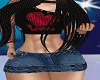 *LH*Jeans top love BF