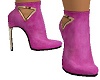 PINK HEEL ANKLE BOOTS