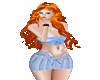 CM*Skirt blue cecy