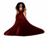 Red  Brides Maid Gown