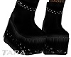 Black Spike Boots