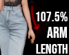 Arm Length Scaler 107.5%