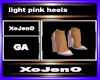 light pink heels