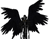 Black Dark Angel Wings