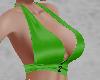 A~ Green Shiny Halter