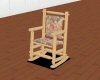 light wood rocking chair