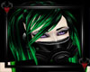 -N- Green Rave Mask