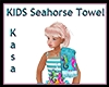 KIDS Seahorse Towel