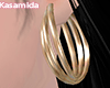 Triple Hoops Rose Gold