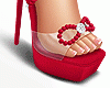 NK Sexy Red Pearl Heels
