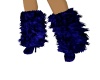 *LL* blue fluffy boots