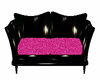 Pink/Blk Sofa