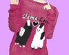Llama Love Sweater Cute 